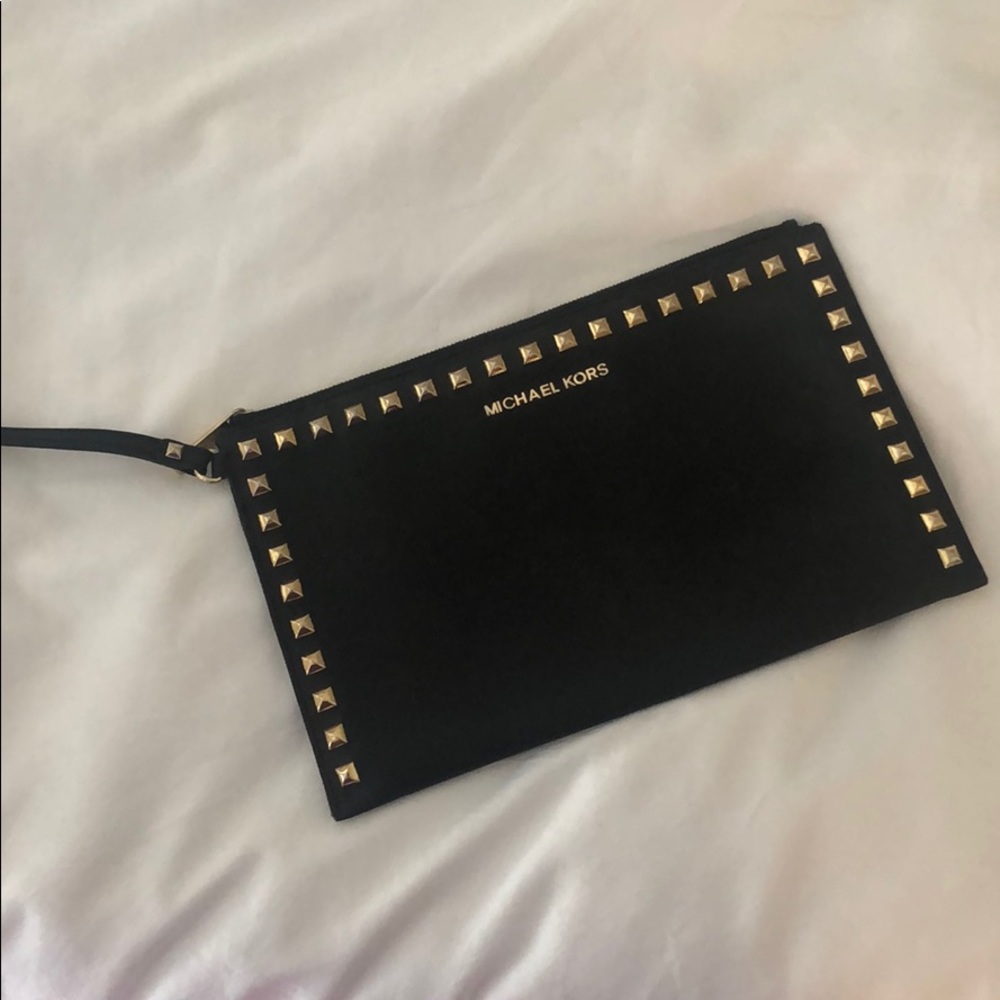 Michael Kors Studded Clutch